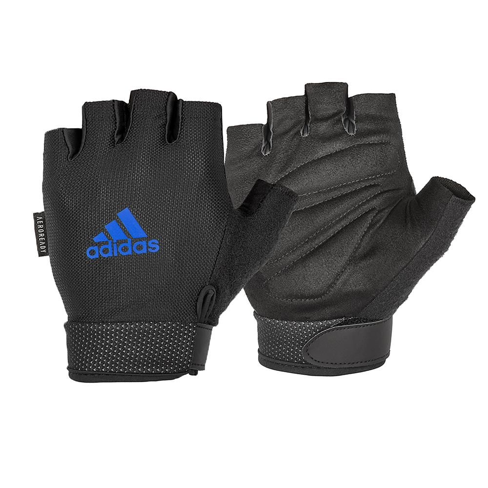Guante de entrenamiento Adidas negro c azul S M L XL