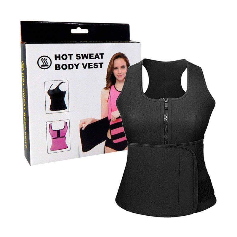 Chaleco Faja Reductor con Cierre y Velcro - Active Training